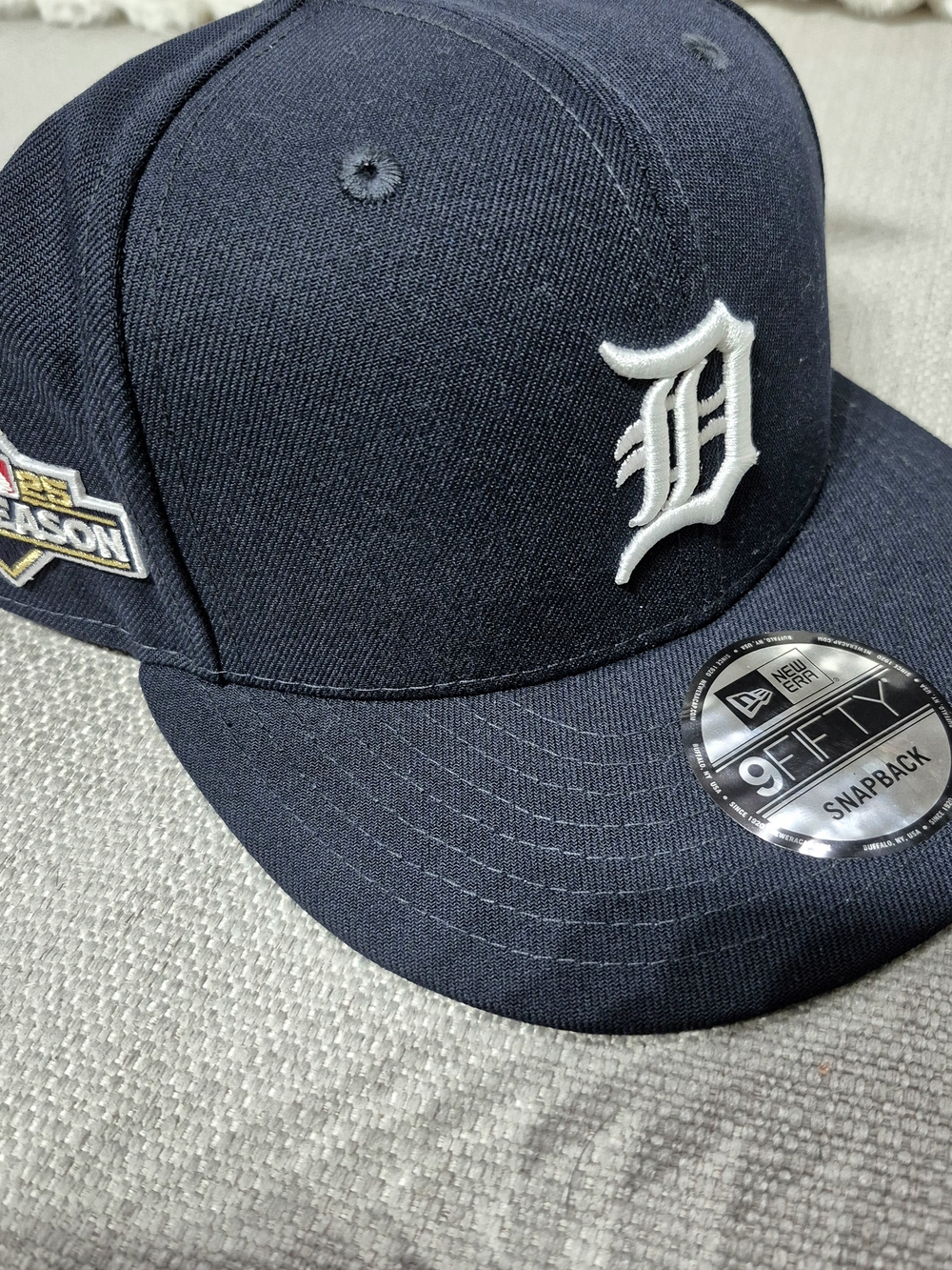 NWT Detroit Tigers Postseason 9FIFTY Snapback Hat - Navy Blue